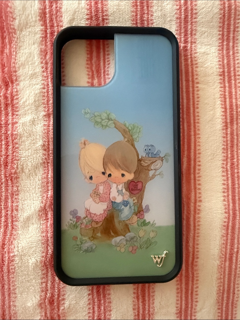 Precious Moments Wildflowers Blue and Green Cute Illustration Phone Case